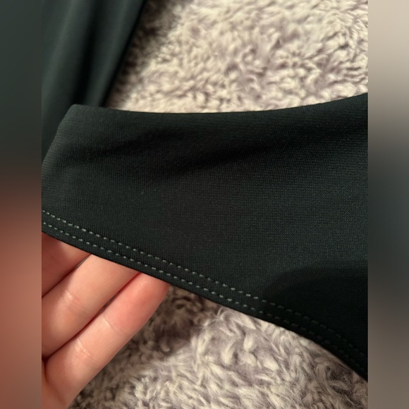 Dynamite Scarab Green Asymmetrical Body Suit - Picture 3 of 5